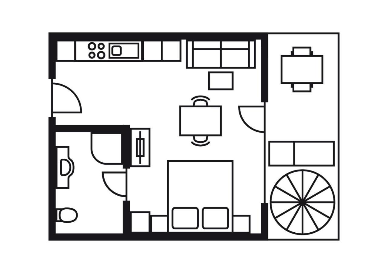 سكين Appartement Tschivon المظهر الخارجي الصورة