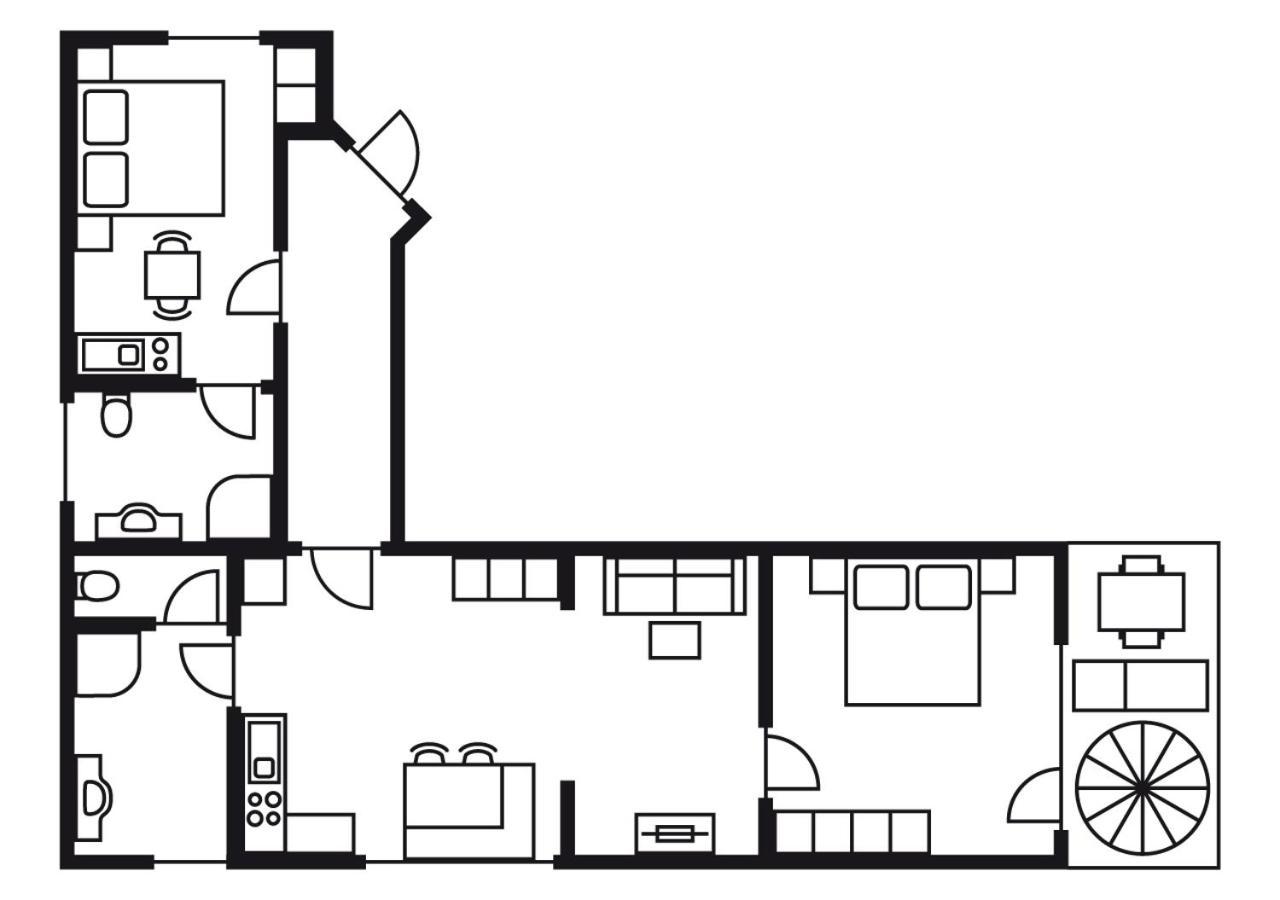 سكين Appartement Tschivon المظهر الخارجي الصورة